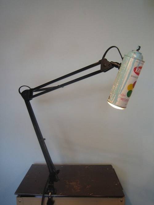 table lamp designs. Spray Paint Can Lamp Design