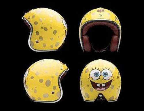Spongebob Motorcycle Helmet
