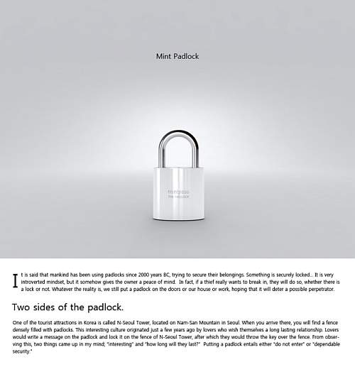 Fingerprint Padlock's Key