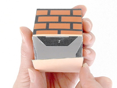 super mario papercraft cube Mario Cubeecraft on Magnetic Board