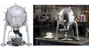 medieval coffee machine design image