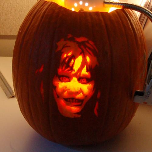 halloween pumpkin carvings artwork exorcist