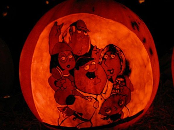 halloween pumpkin carvings artwork family guy