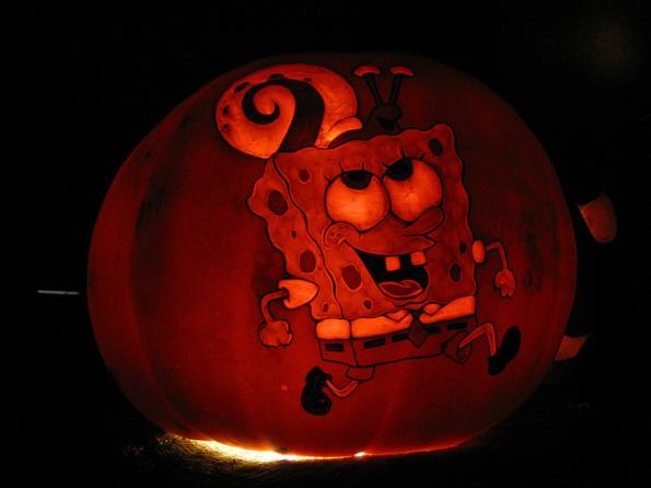 halloween pumpkin carvings spongebob squarepants 1