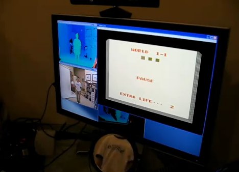 Mario Kinect Hack World Beginning