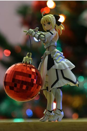 christmas ornaments anime bishojo