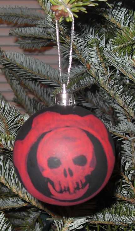 christmas ornaments gears of war ball
