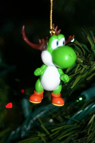 christmas ornaments yoshi character