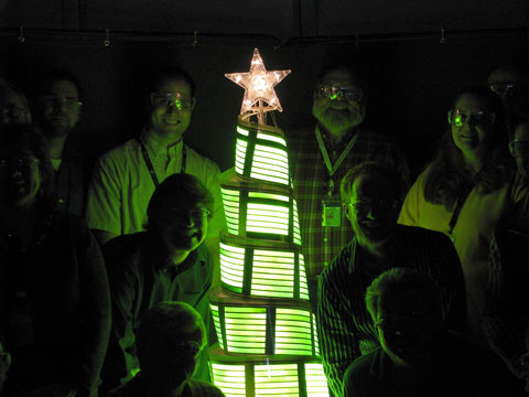 christmas tree oled light