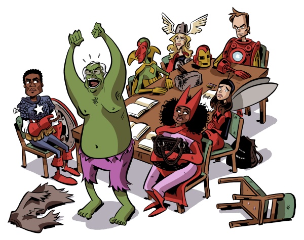 community tv show characters the avengers