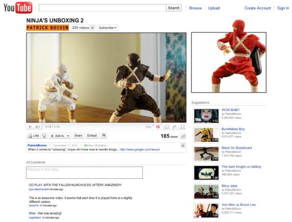 google nexus s unboxing ninja 1