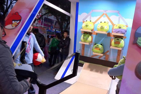Angry Birds Arcade Game Booth