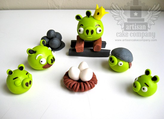 Edible Angry Birds Toppers 2