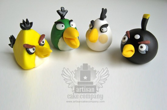 Edible Angry Birds Toppers 3