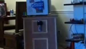 Personalbeerrobot's Mini Fridge Beer Cannon