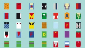 minimalist superheroes avatars fabian gonzales