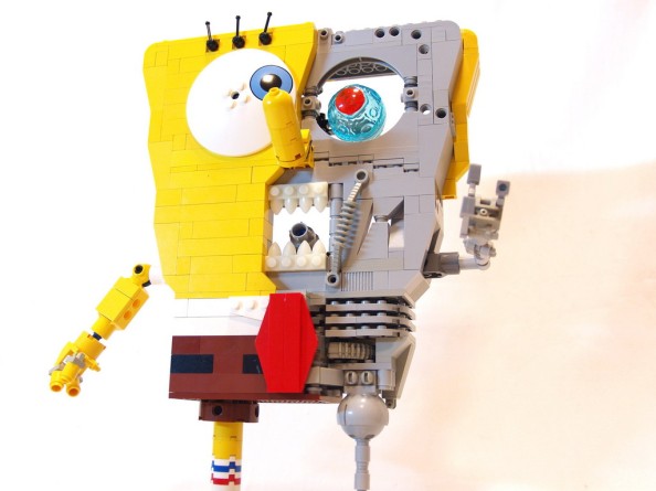 spongebob terminator lego design