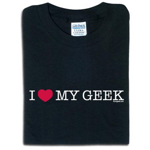 valentine's day gift ideas geek shirt I love my geek men