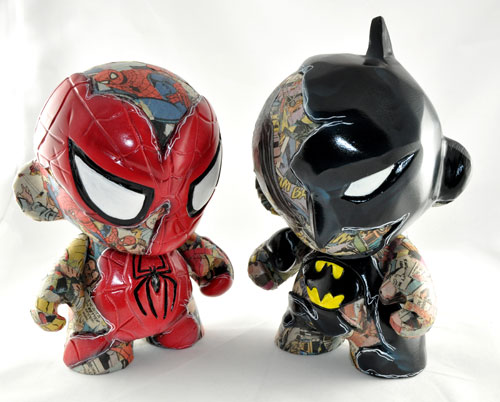 Spider-Man and Batman Munny