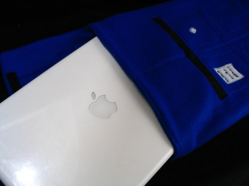 Tardis-themed MacBook Case