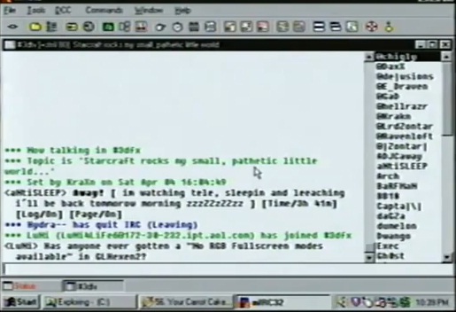 internet in april 1998