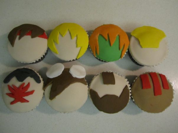 street fighter cupcakes