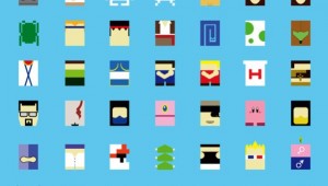 video game characters minimalist avatars