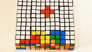 Rubik's Cube Tetris Animation
