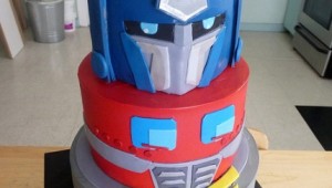 optimus prime cake design