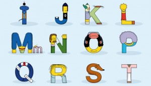 simpsons alphabet