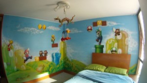 super mario bros bedroom