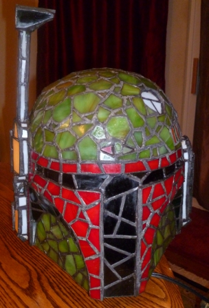 Boba Fett Stained Glass Helmet 1