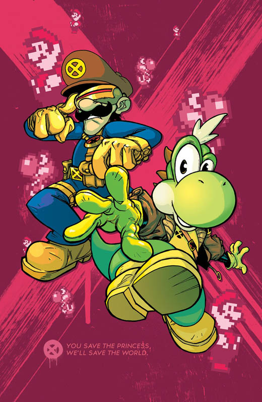 Luigi Cyclops and Yoshi Rogue