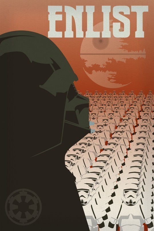 Star Wars Propaganda Poster Empire