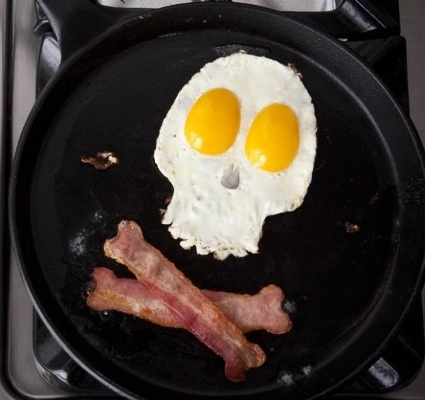 bacon and eggs pirate breakfast