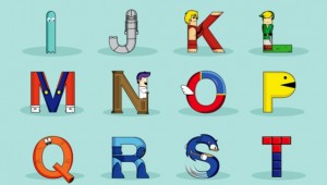 video game characters alphabet