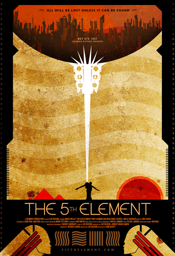 5th Element Movie Poster Redesign