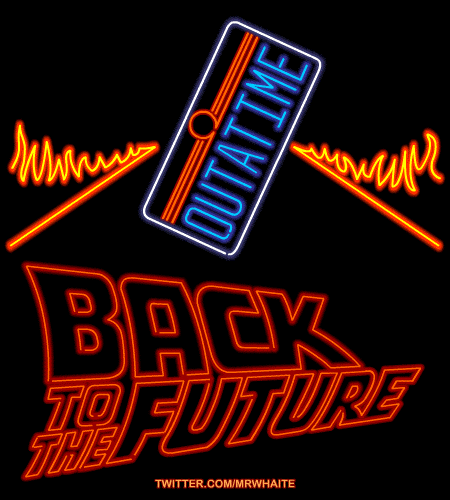Back to the Future Neon Sign