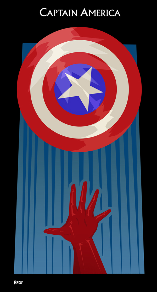 Captain America Avengers Poster