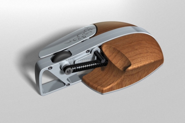 Wood and Metal PC Mouse 2