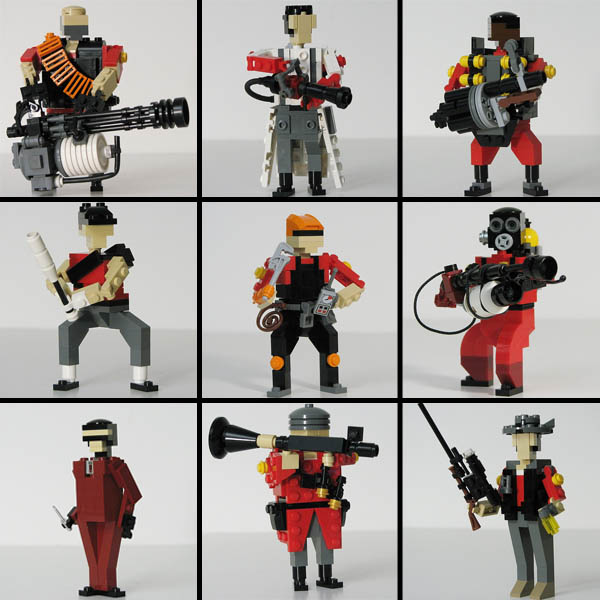 Team Fortress 2 LEGO Figures