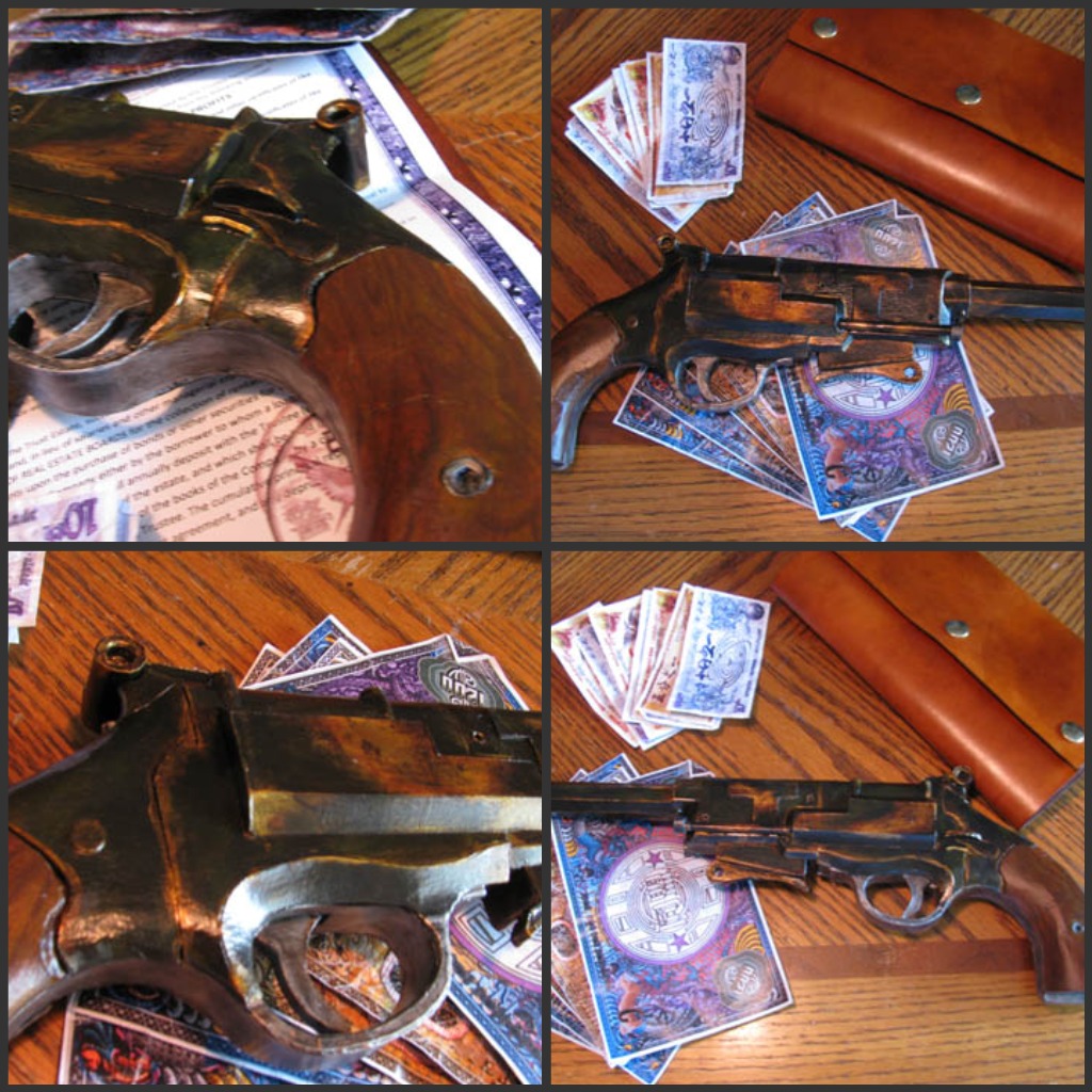 mal's pistol papercraft gun