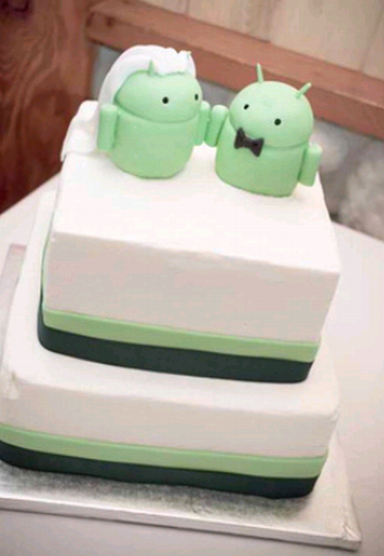 Android Wedding Cake