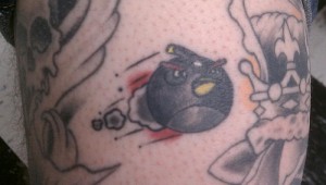 angry birds tattoos
