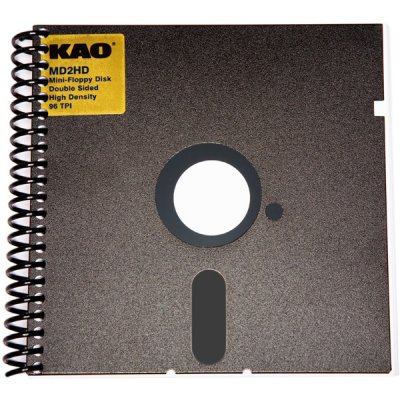Floppy disk notebook