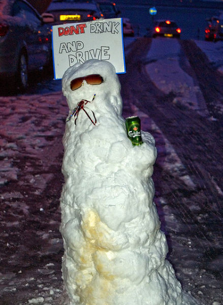 Drunk snowman 5