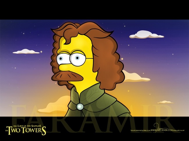 Ned Flanders as Faramir