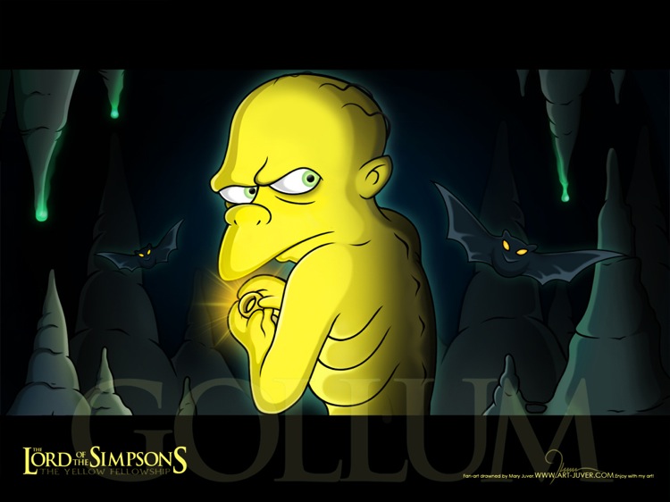 Moe as Gollum