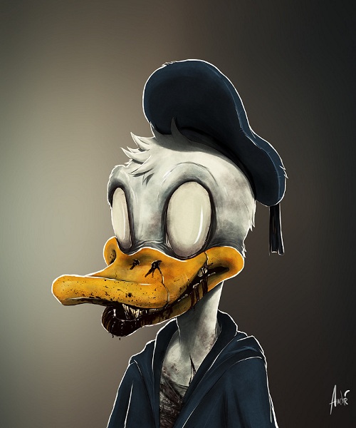 zombie donald duck