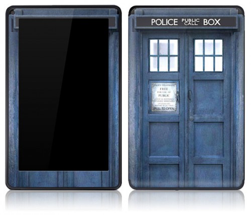 Doctor Who TARDIS skin Kindle Fire Image